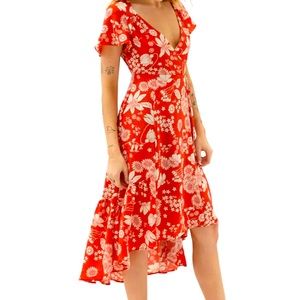 Urban Outfitters Wrap Midi Dress